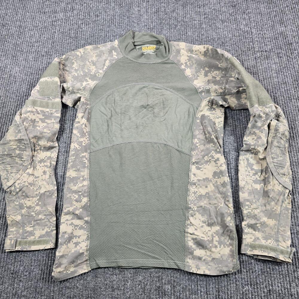 Massif Shirt Mens XS Multicolor Camo Army Combat Long Sleeve Crewneck Tee